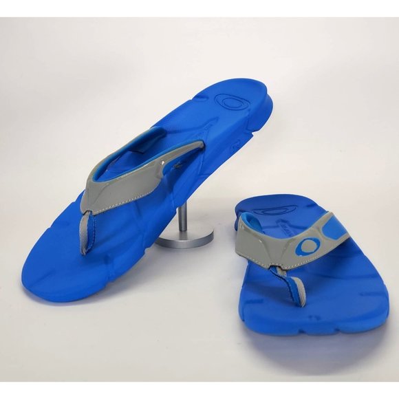 Oakley | Shoes | Oakley Mens Blue Gray Factory Lite Thong Sandals Size 1  1746 | Poshmark